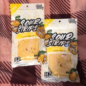 2 bags of sour strips